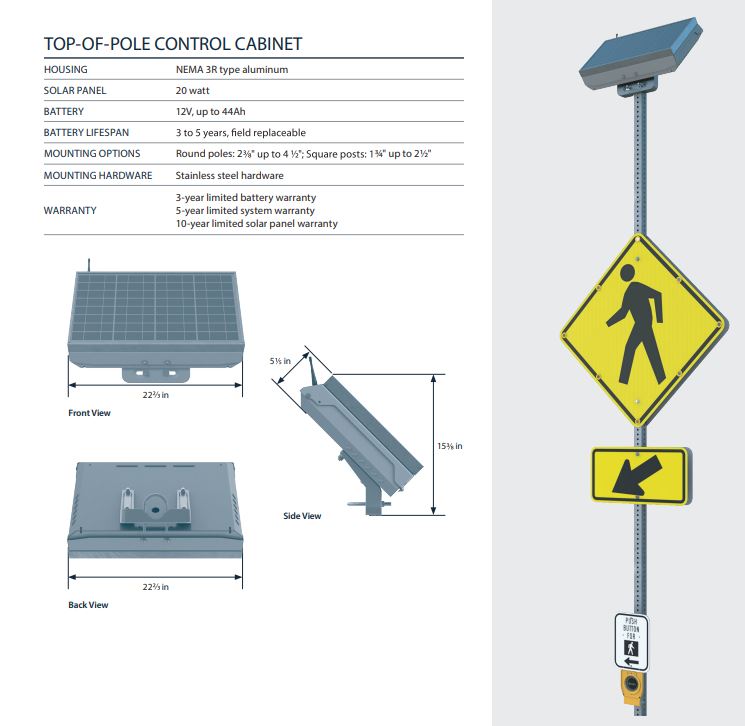 SOLAR-POWERED BLINKERSIGN